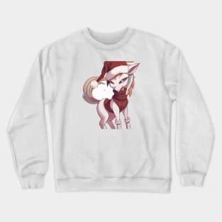 Cute Horse Drawing Crewneck Sweatshirt